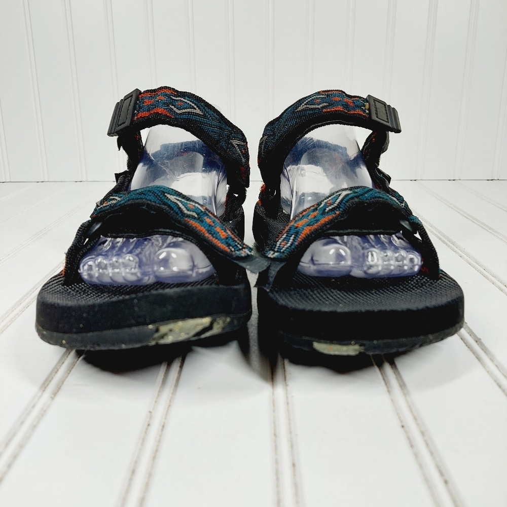 Teva Hurricane XLT2 Black Blue Slip On Comfy Flt Hiking Summer Sandals I633 - Picture 3 of 11